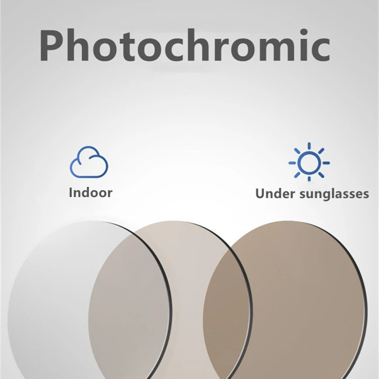 Photochromic Lenses Blue Light Filter Glasses Alloy Retro  Lentes De Ciclismo Montures Optiques 2021 Eyeglasses Frames Titanium