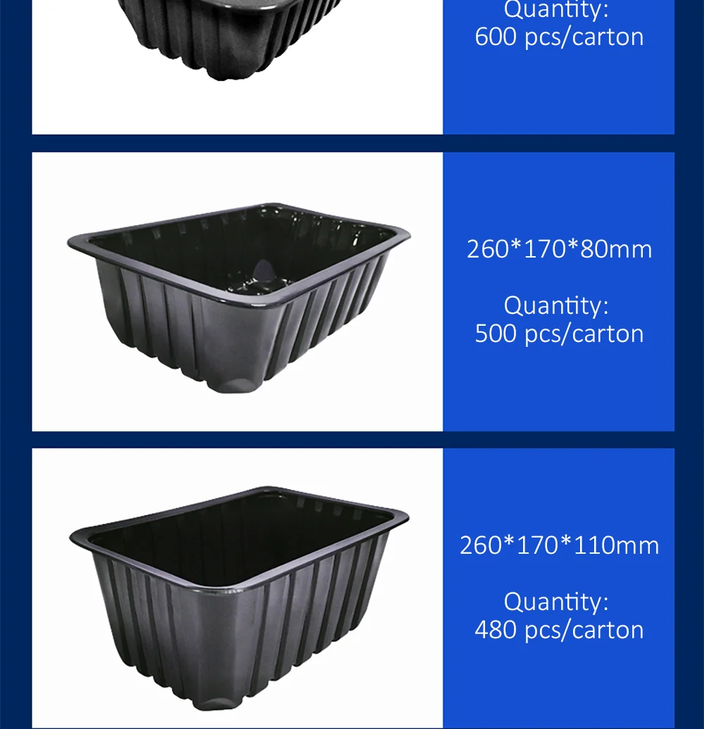 Customizable Plastic Food Tray Whole Chicken Meat Plastic Food