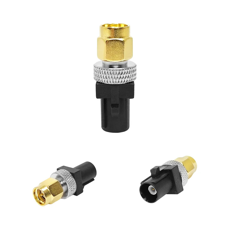 Factory Supply Fakra a Type to SMA Male Plug RF Coax Coaxial Adapter Adaptor Converter Automotive Connectors