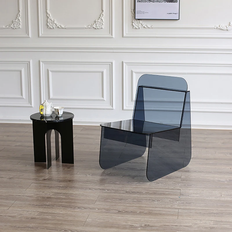 Новый дизайн, прозрачные стулья для гостиной, акриловые стулья радуги
