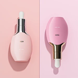 Oval Egg Shape Beautiful 30ml Dropper Essential Oil Bottle for Skin Care