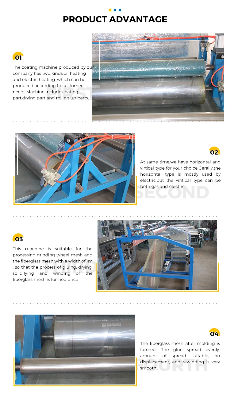 Fiberglass Conveyor Belt Fiberglass Mesh Coating Machine Heavyduty For