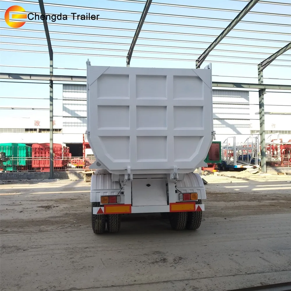 3 Axles 4 Axles 2 Axle Dump Trailers 32 Cbm 40 Ton Hydraulic Tipper Trailer