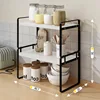 40 Black Frame Double Layer Snow White