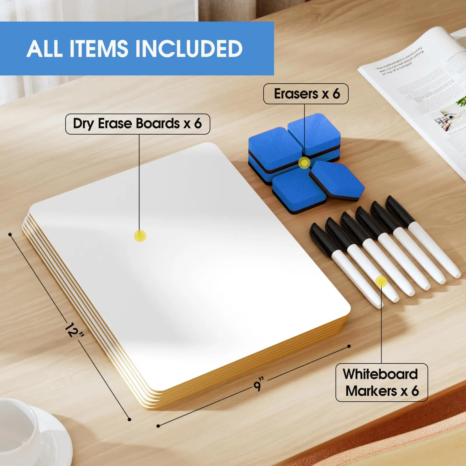 Маленькая белая доска доски для сухого стирания портативные белые мини-доски мини-доска школьников