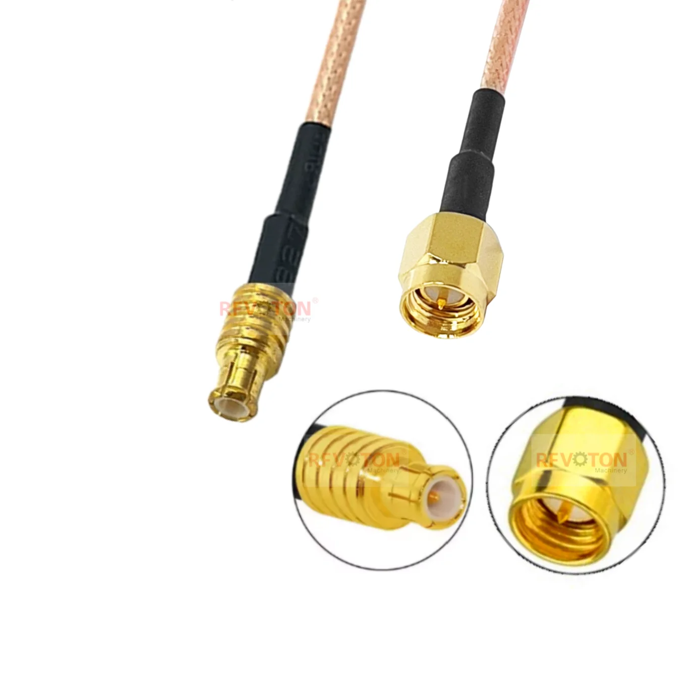 Produsent RG316-kabel med SMA-mannlig stikkontakt til MCX-mannlig stikkontakt, lengde 15 cm (OEM-lengde), RF-pigtail-forlengelseskabelmontering