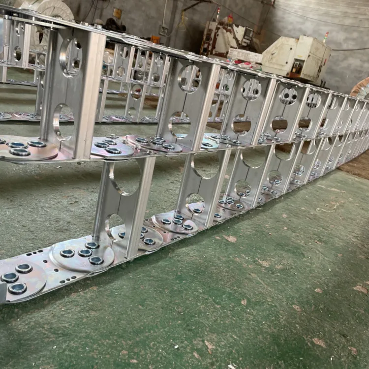 High quality  bridge type steel drag chain applied at offshore installations