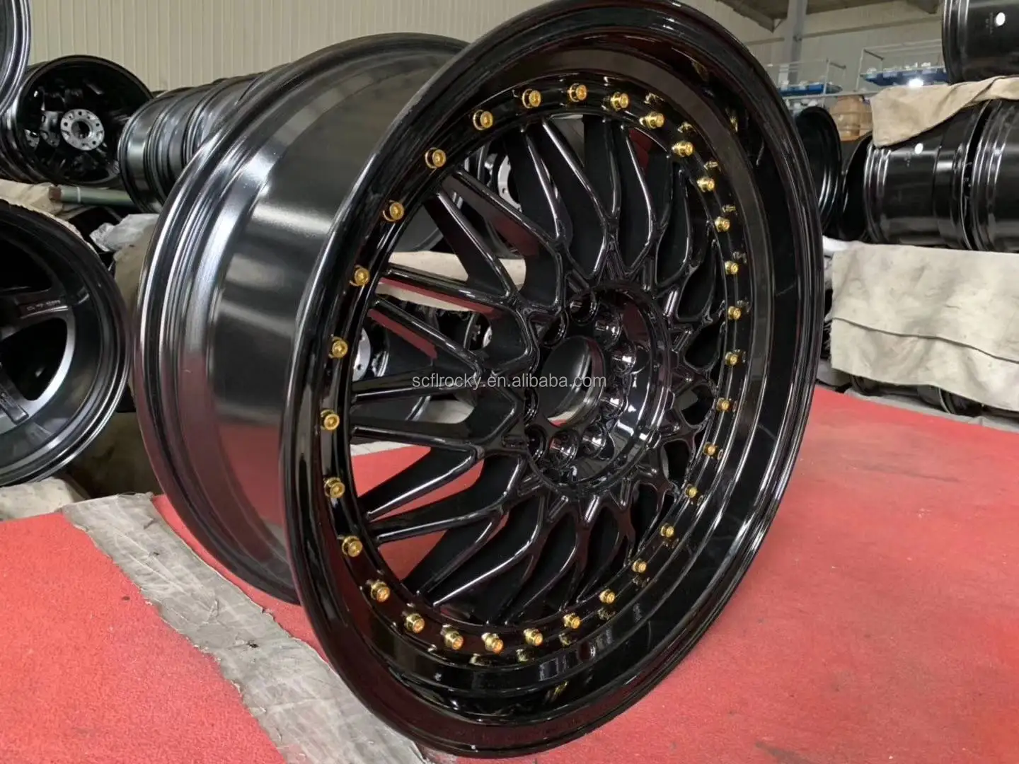 15 16 17 18 19 20 Inch Custom Size Aluminum Golden Silver Alloy Wheels