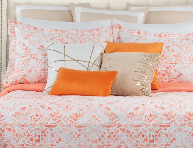 ULTRASONIC PRINT BEDSPREAD 3PC  SET