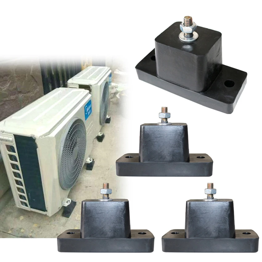 Universal Ac Stand Rubber Damper M4 Rubber Anti Vibration Feet For Air