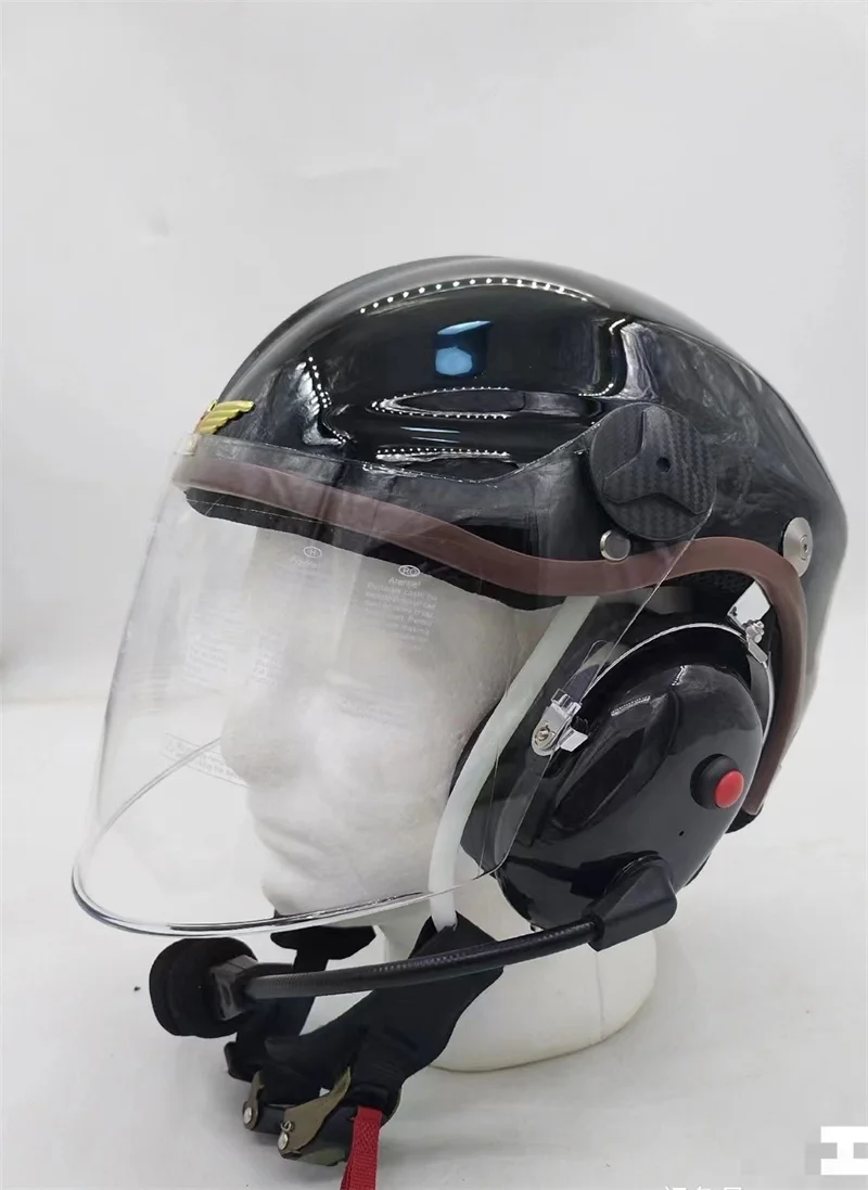 Fireman Helmet Intercom Radio Communicate Fire Fighting Station Headset Headphone Earphone Ptt Mic for Motorola Walkie Talkie