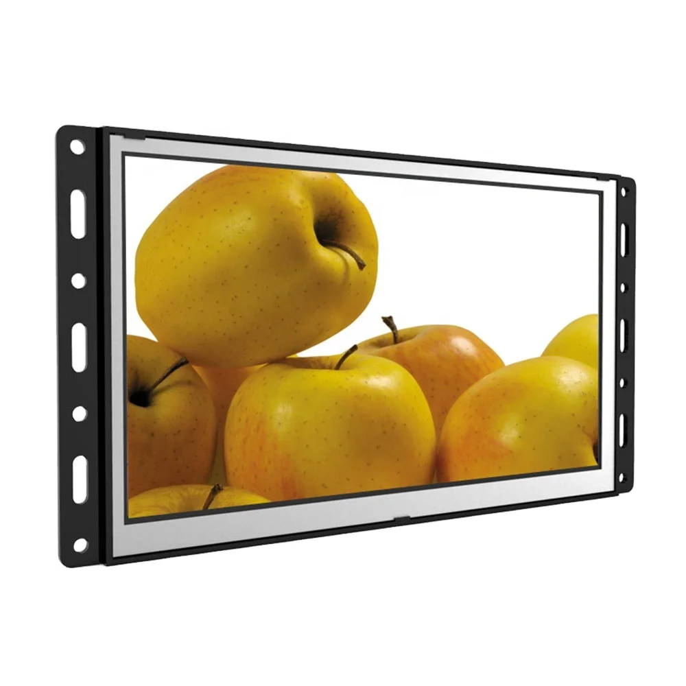 10.1-inch and 15.6-inch open frame embedded LCD display modules for shopping mall kiosk machine panels and advertising displays.