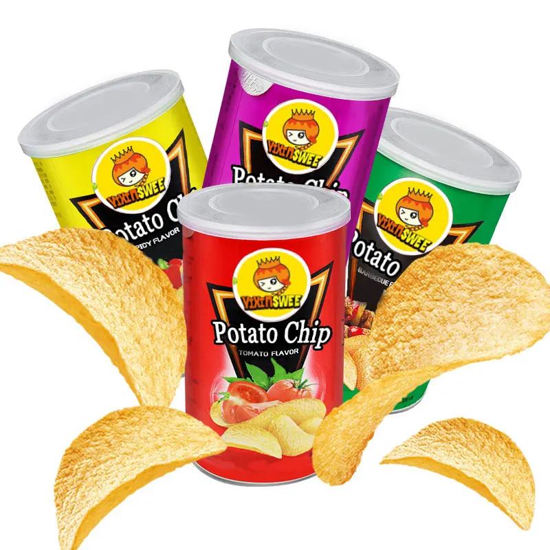 Yixinfoods High Quality Brand Hot Sales Canned Puffed Food Potato Chip