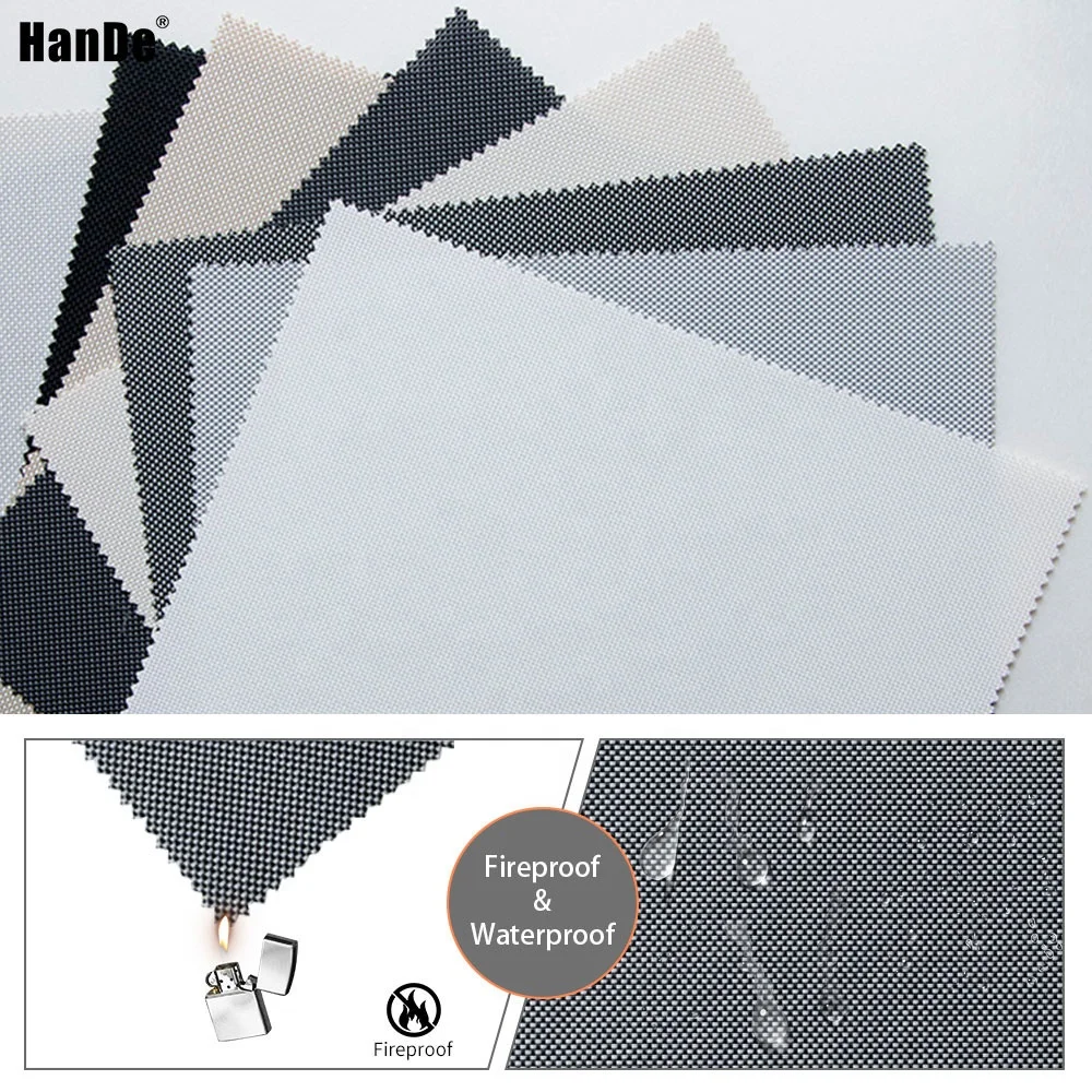 Custom Outside Privacy Blinds Roller Pvc Shade for Patio Door Automatic Motorized Patio Smart Sun Shades Outdoor