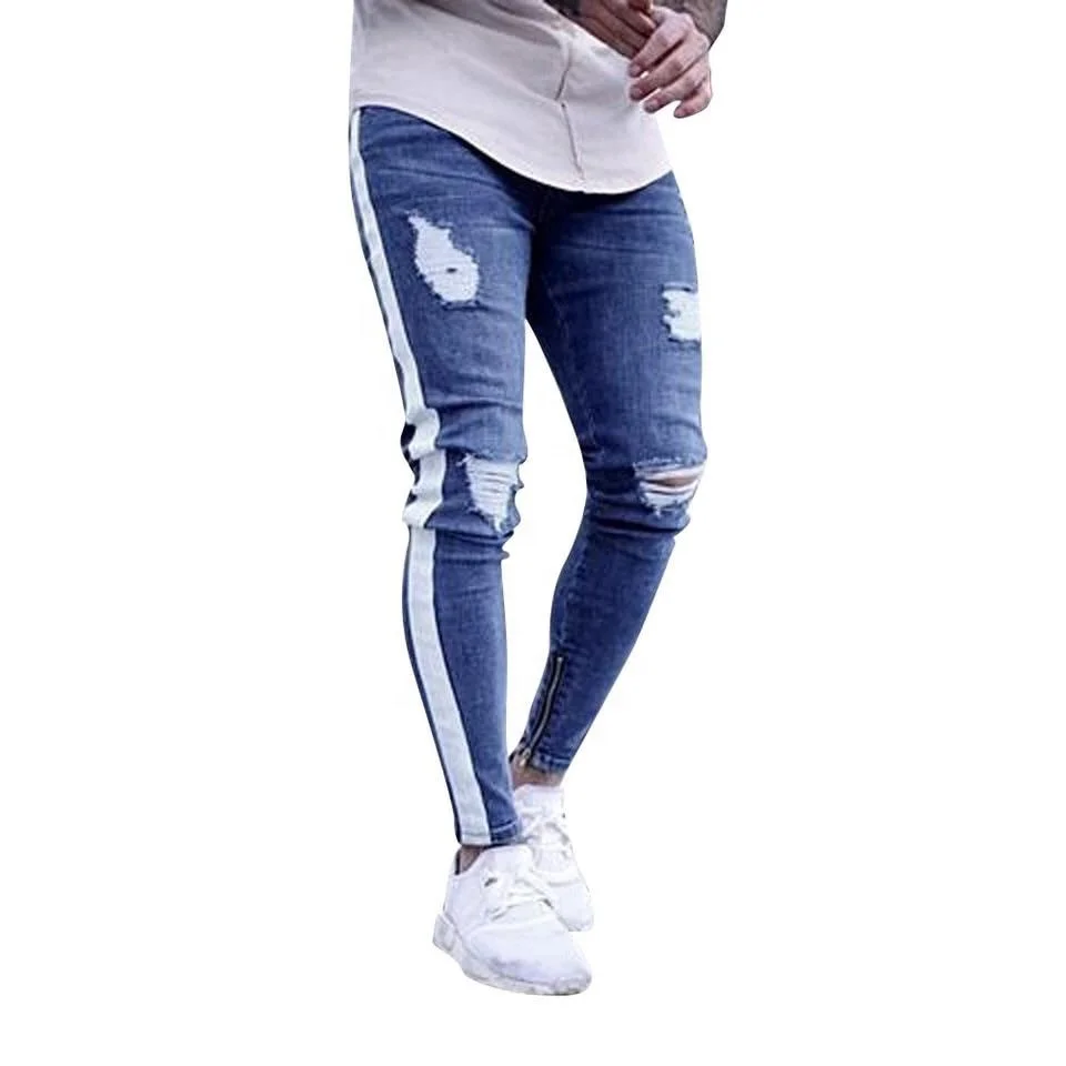 Pantalones Elásticos De Cintura Alta,Talla Grande,Rasgados - Buy Vaqueros  Para Hombres,Xxx 18 Denim Vaqueros Mujer,Denim Jeans Para Hombres Product  on Alibaba.com