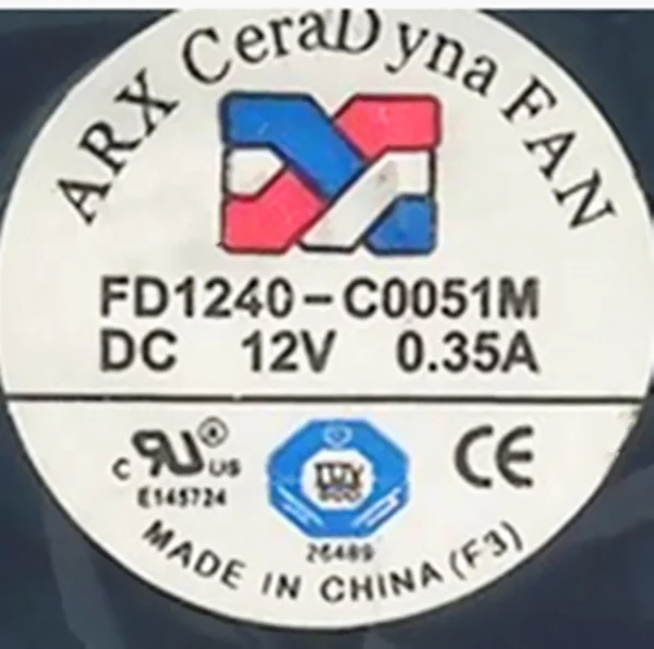 ARX FD1240-A0053M 40*40*28 4CM 4028 0.35A DC12V охлаждающий