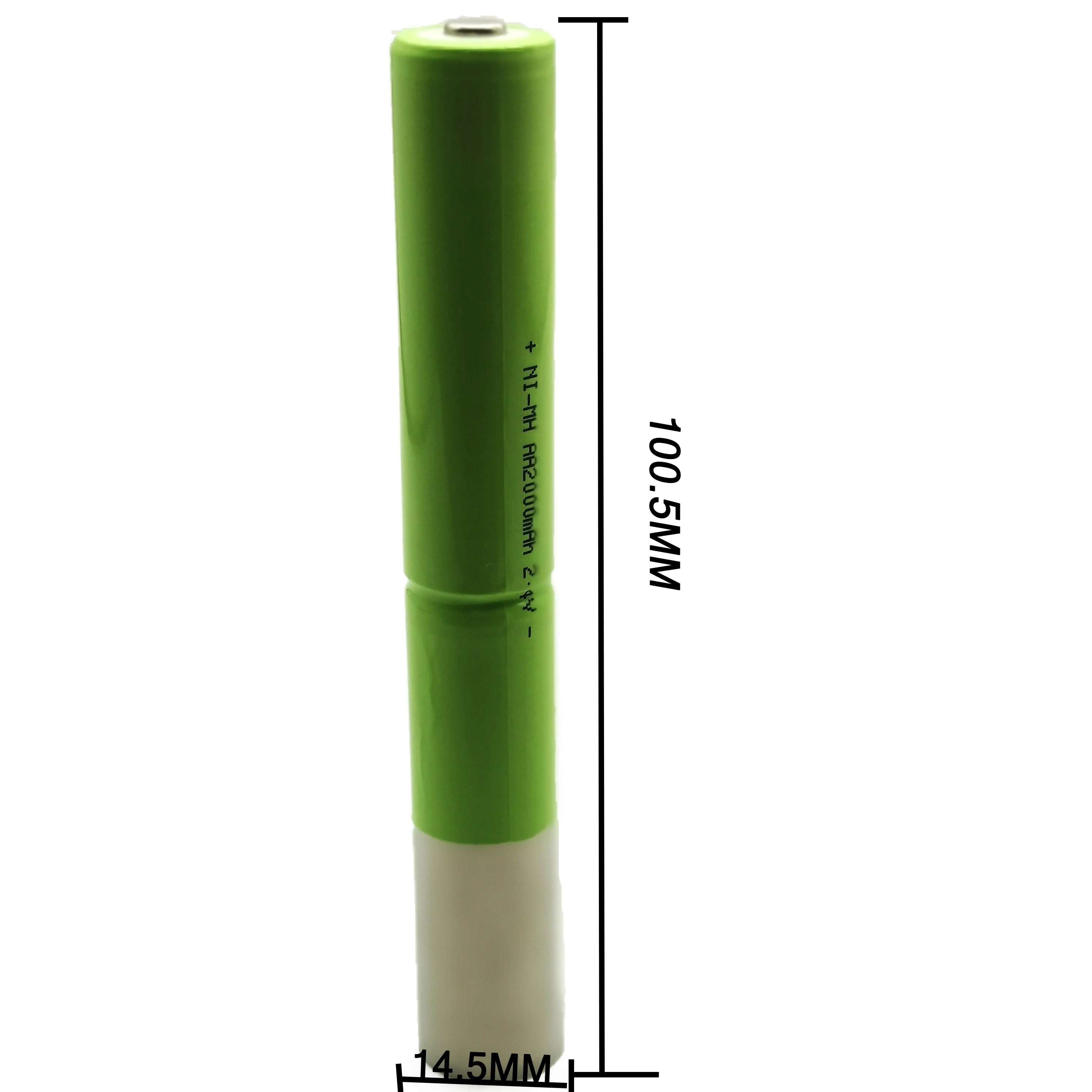 Cylindrical Ni Mh Battery Pack 2.4v 2000mah Battery Aa 1200mah 1600mah ...