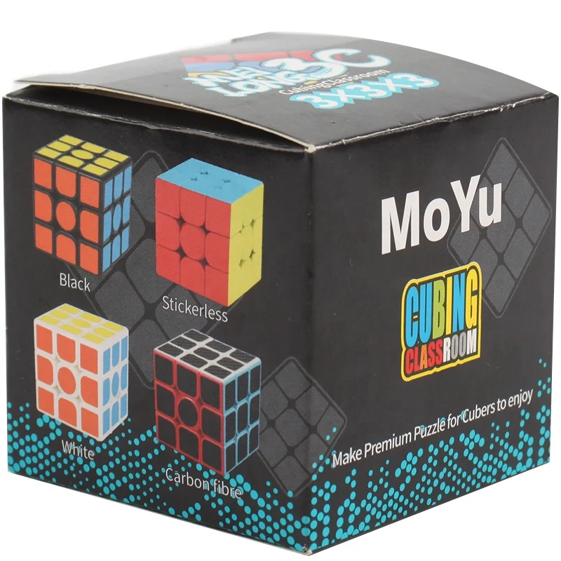 Upgrade Version MoYu Magic Cube MeiLong Series 3C Stickerless Speed Cube Moyu Puzzle Cube for Sale