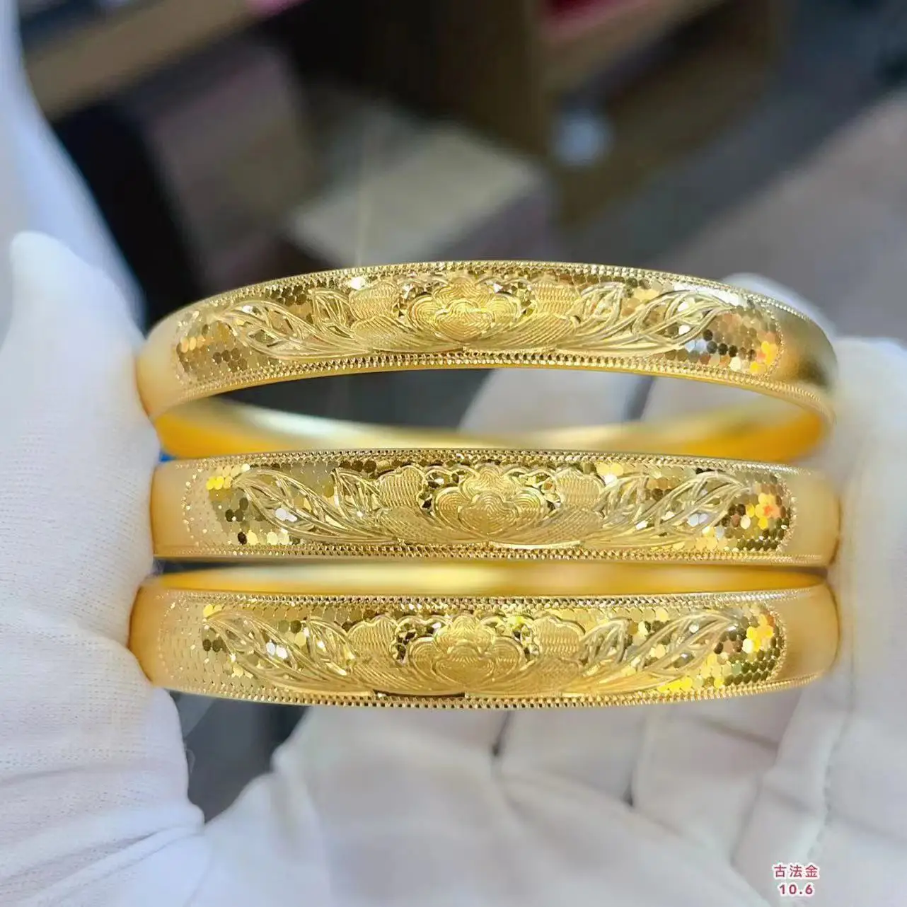 【美品】human made bangle gold BuDhaGirl | Gold All Weather Bangles® - Serenity Prayer