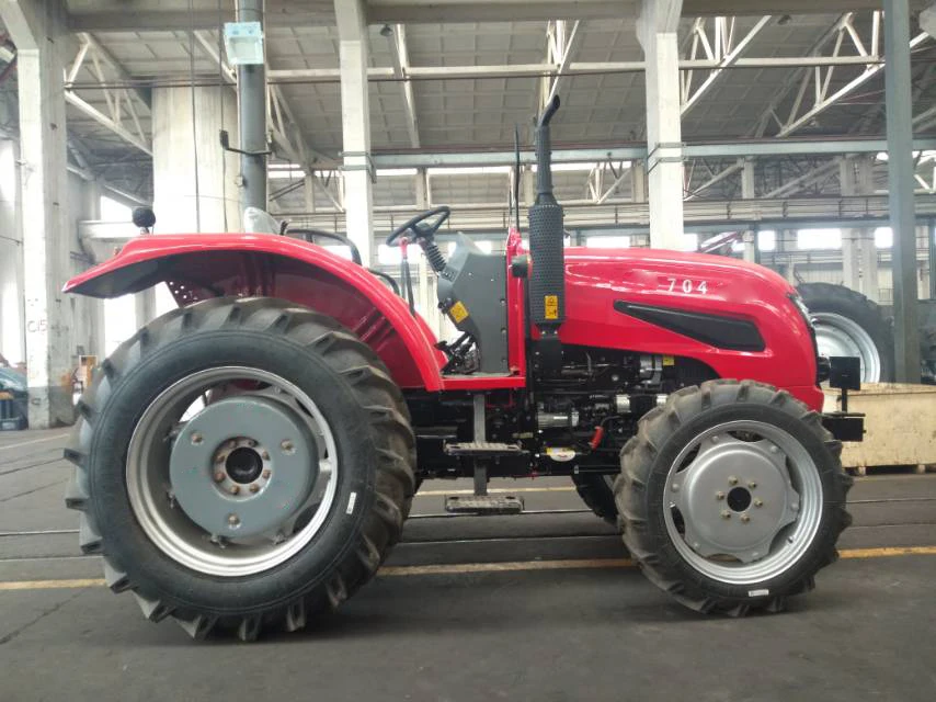 Hot Sell Self-Propelled Tractores agricolas 4x4 Used Compact Tractors LUTONG 604E for Agriculture manufacture