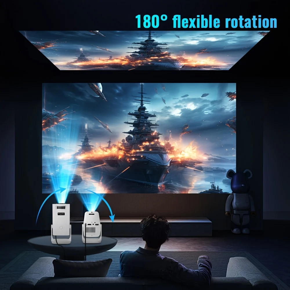 Mini 1 Portable 4K Projector 180° Adjustable 100