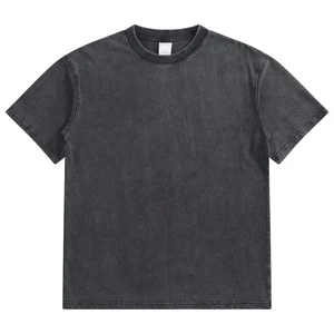 Free Sample Polyester Cotton Heavyweight Vintage Unisex  T-shirts
