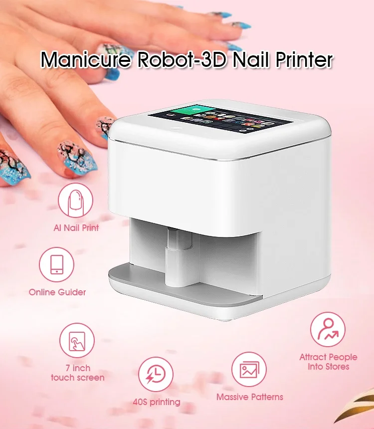 Yodoor Professional Portable Diy Automatic Finger Nail Art Printer