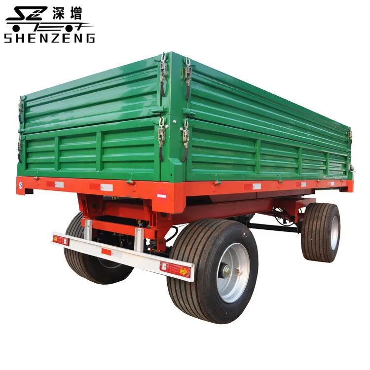 7CX-7 Drawbar Turntable Tractor Dump Trailers 7Ton Trailers