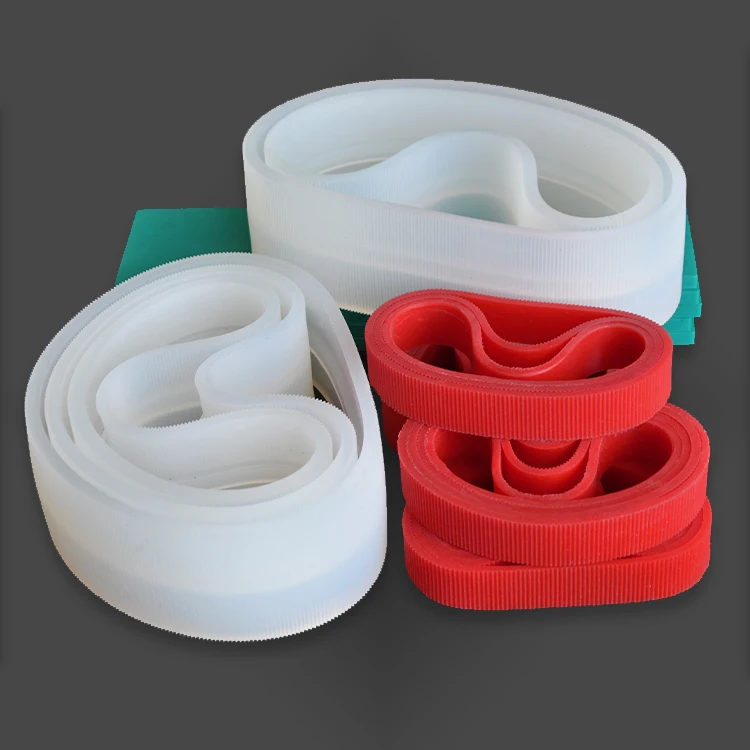 Translucent Silicone Sorting & Paging Machine Belt Timing Rubber Feeding & Pressing Plate OEM Customizable