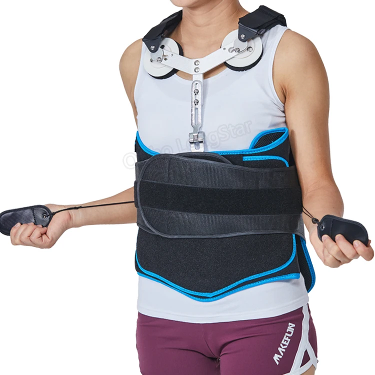 Adjustable Thoracic Lumbar Sacral Orthosis Full Back Support Brace ...