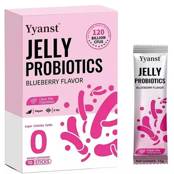 Private Label Jelly Probiotics Slimming Waist Reduce Bloating&Gas Reduce Bloating Keep Skin Elasticity Jelly Stick