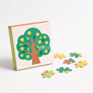 "Wholesale Personalized Printing Tree Shape Simple Environmental Protection Kids Jigsaw Puzzles