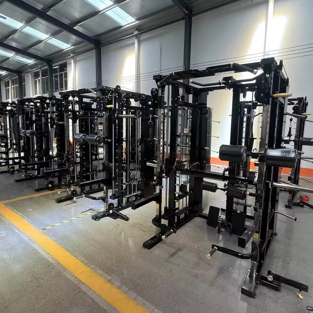 NO.1スミスマシンS122スクワットラック/ケーブルクロスオーバー/パワー