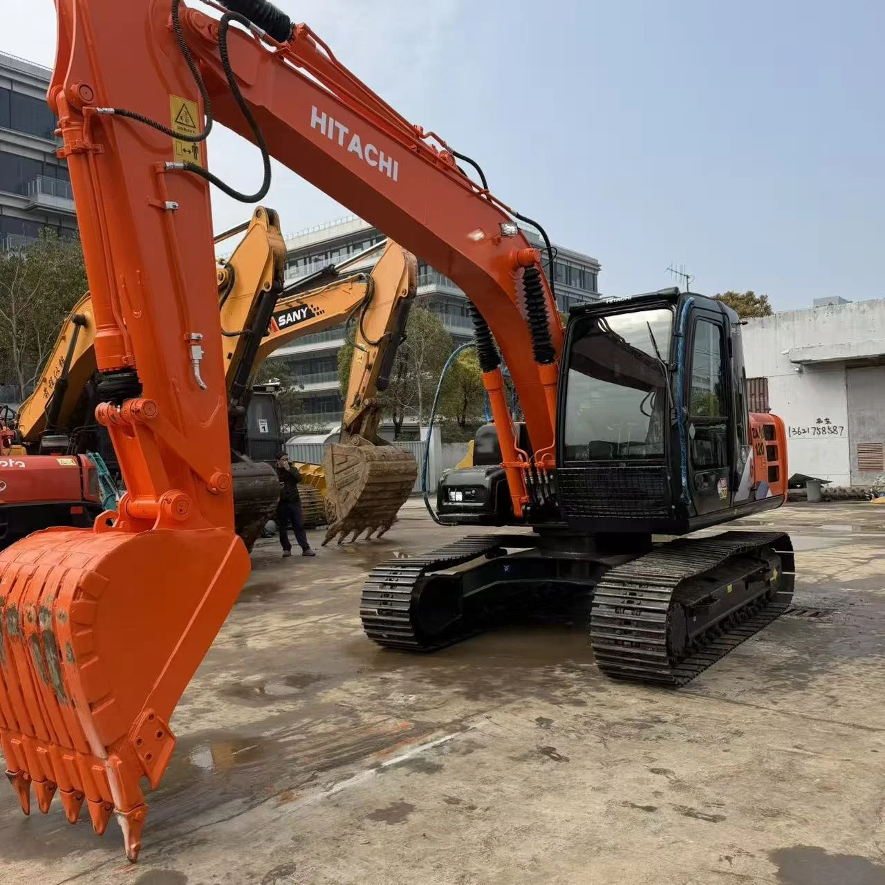 Original Japan Good Condition Second Hand Hitachi ZX120 Excavator
