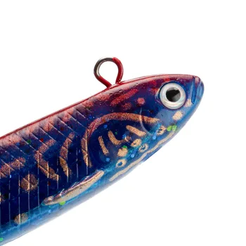 CHEERY 140mm Lead Head Soft Fishing Lure Paddle Tail Soft Blade Spinner Bait Artificial Soft Bait Single Hook Fish Attraction – Soft Lure – view 4