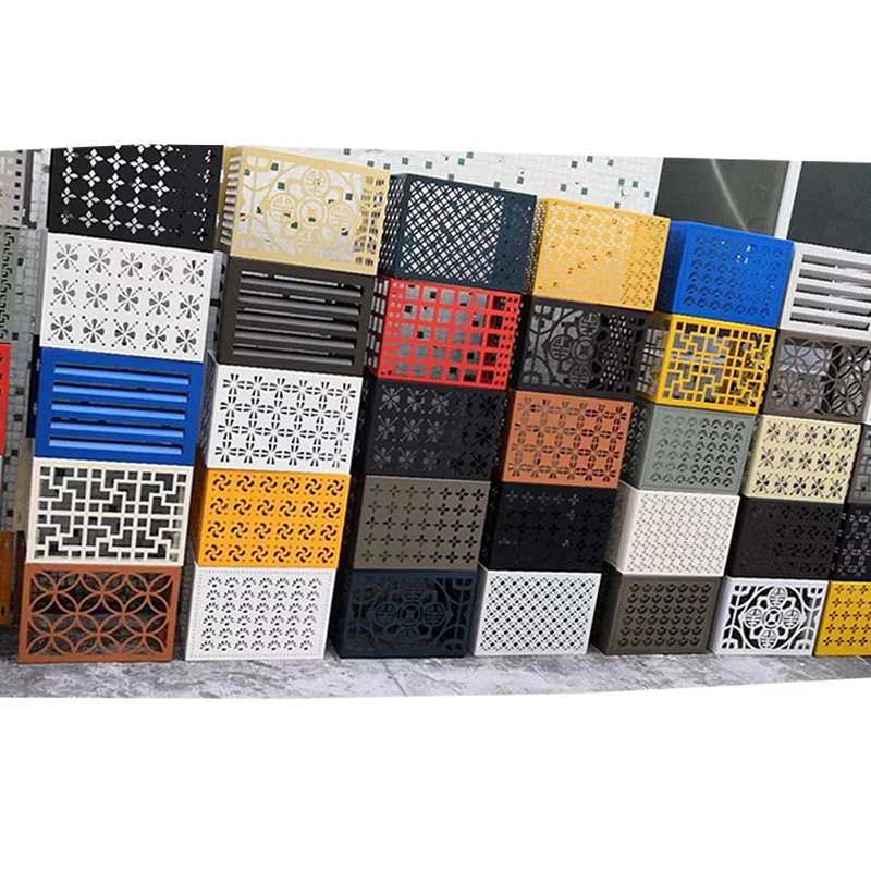 Modern Outdoor Aluminum Air Conditioner Cover Metal Conditioner Protect