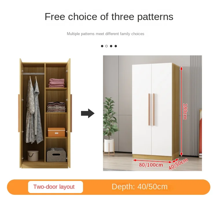 Luxus Flach tür Schrank Schlafzimmer Montage Wirtschaft liche Garderobe Home Nordic Style Schließ fächer Kleidung Abteilung, Kostüm Lagerraum| Alibaba.com