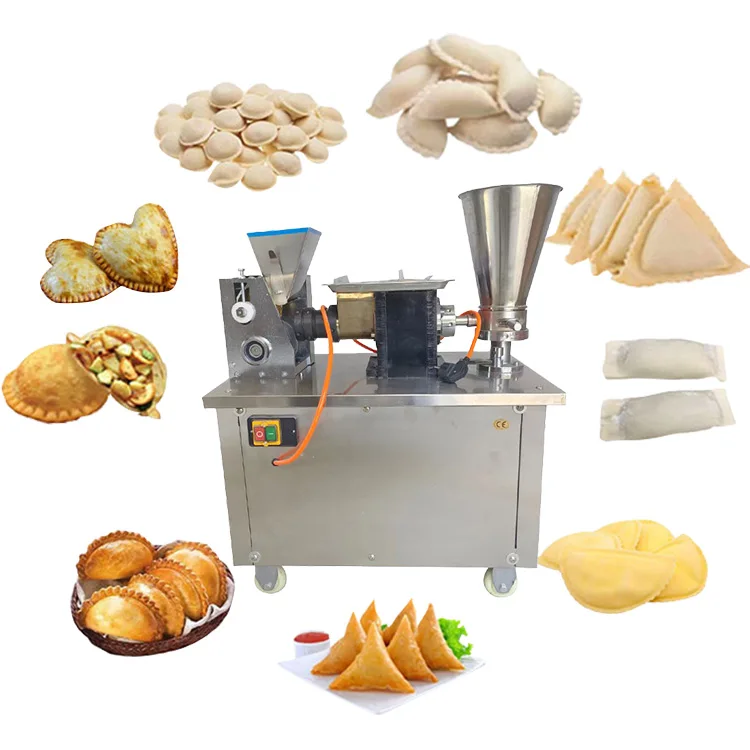 Máquina de empanada elétrica automática de aço inoxidável para bolinhos de massa de torta japonesa gyoza de 15 cm