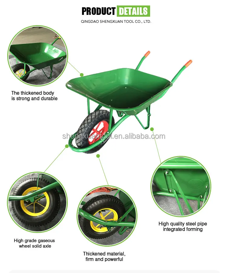 Concrete Wheelbarrow 65l Wheelbarrow Building Wheelbarrow - Buy ...