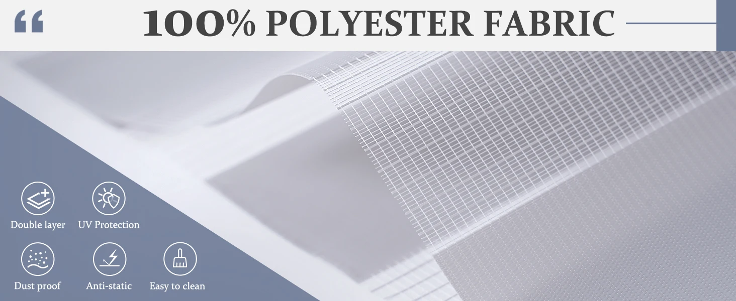 100% Polyester Zebra Blinds Fabric with 3m Width and 165GSM for Customizable Color Window Coverings