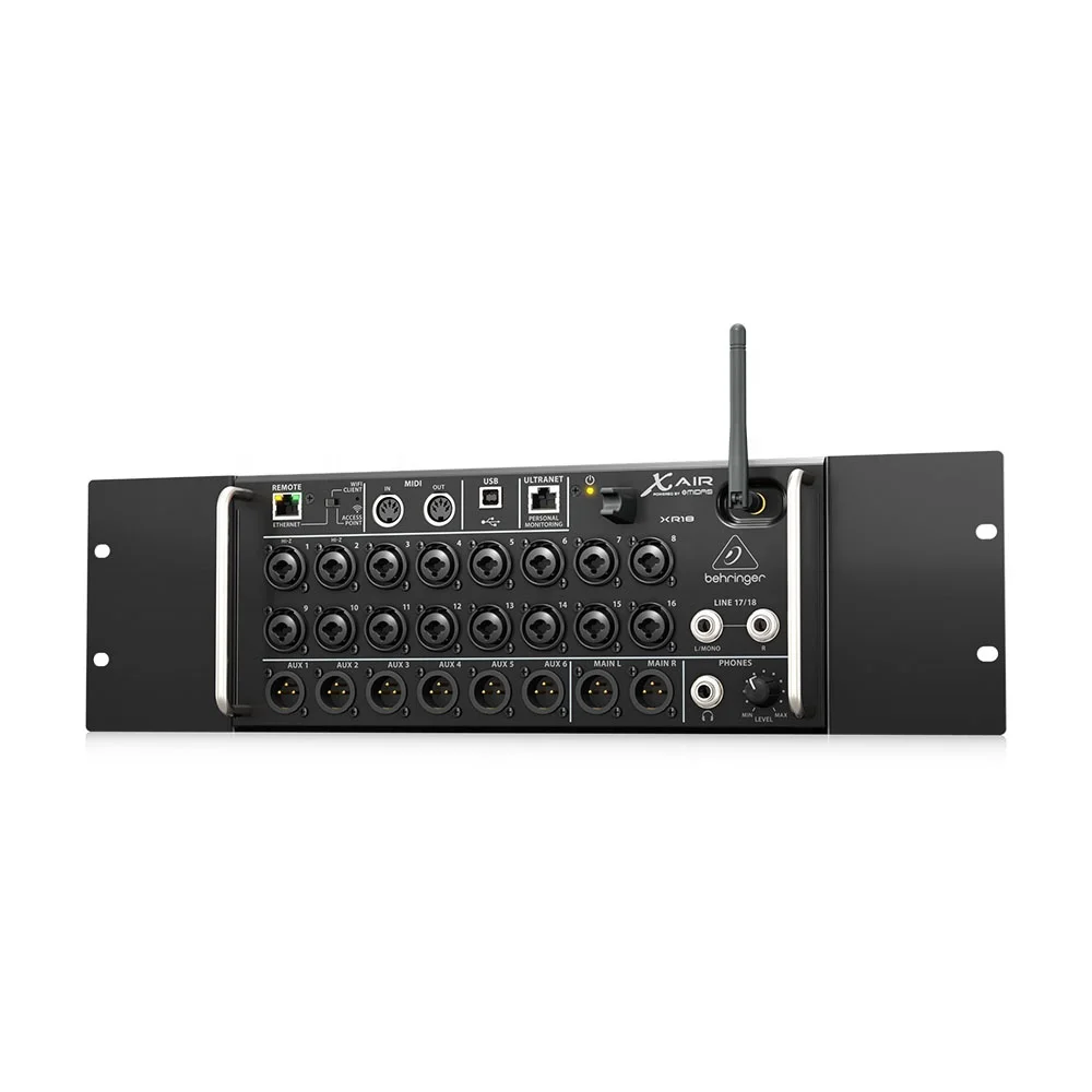 Behringer XR18デジタルミキサー18チャンネルスタジオ機器Midas