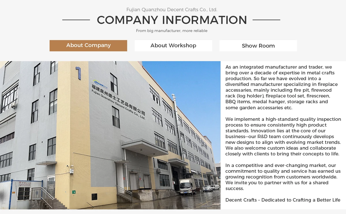 Fujian Quanzhou Decent Crafts Co., Ltd. 1