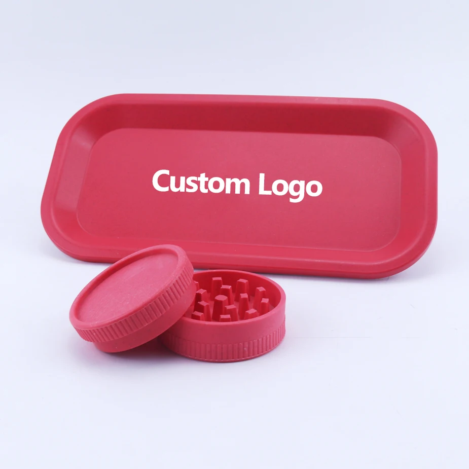 New Material Smoke Shop Products Degradable Tray Smoking Accessories Herb Grinder 21*11cm