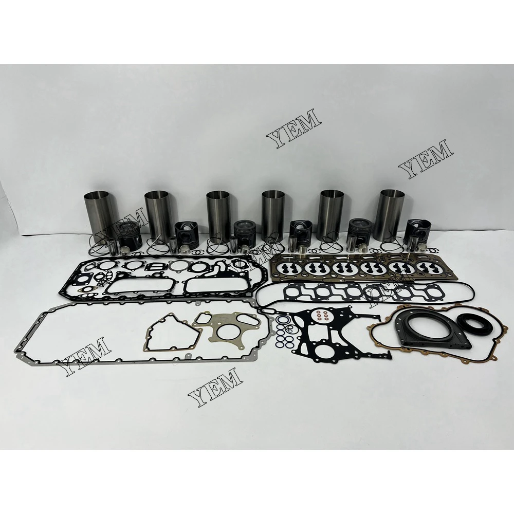 C6.6 Repair Kit With Full Gasket Set Cylinder Piston Rings Liner for Caterpillar