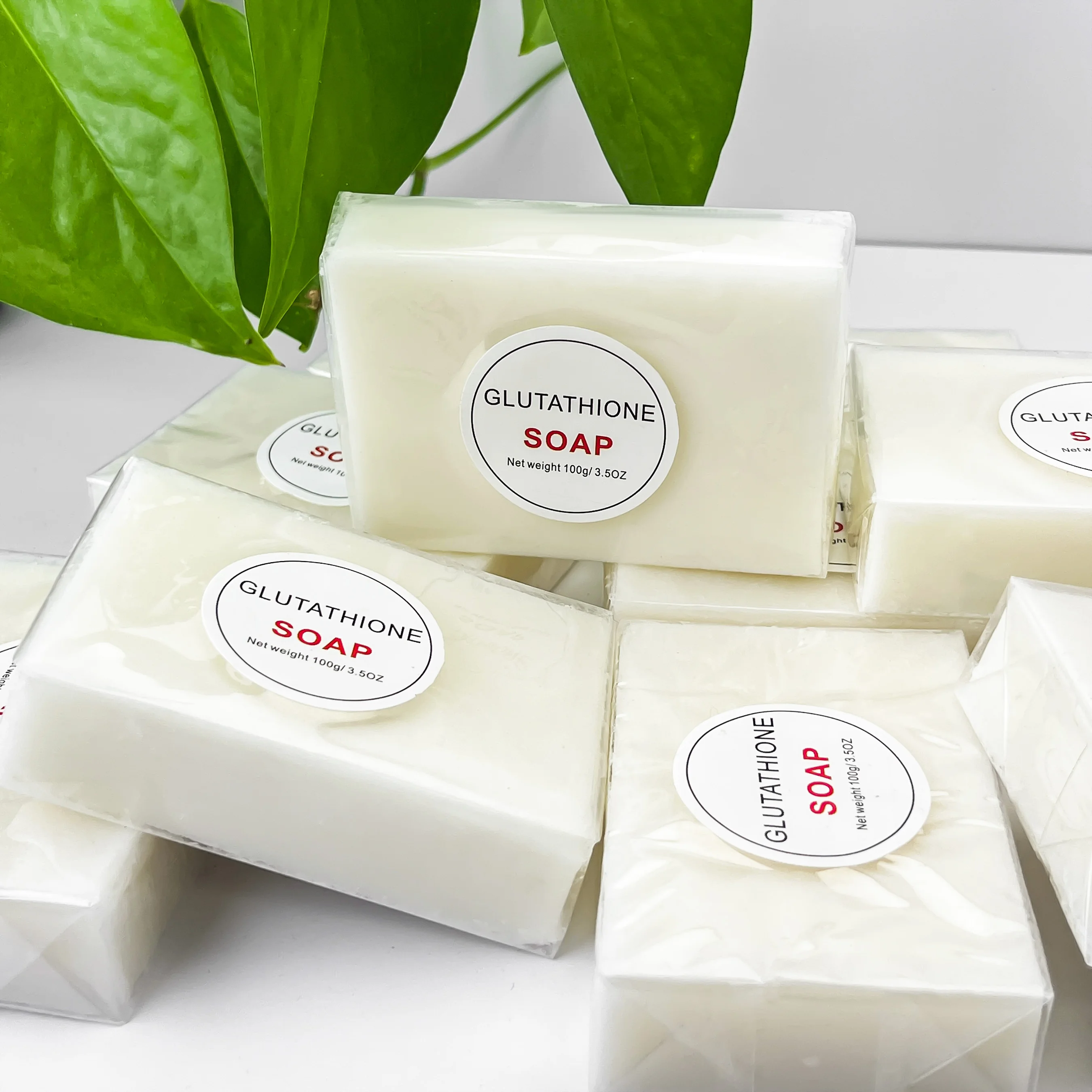 Private Label Brightening Lightening Soap Anti-Acne Remove Black Dark Spot  Body Whitening Glutathione Soap