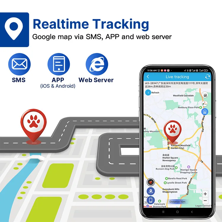 New Arrival Solar Powered 2g Cow Gps Tracker Sheep Animal B38 Mini Gps