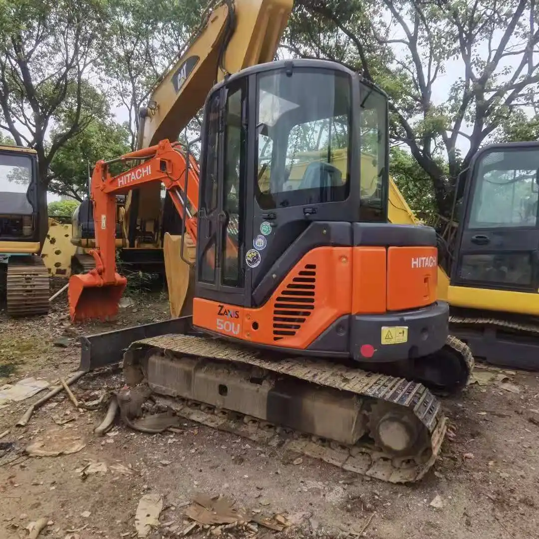 Japan Used 5 Ton Small Excavator H-Itachi Zaxis 50U ZX50U-3F ZX65