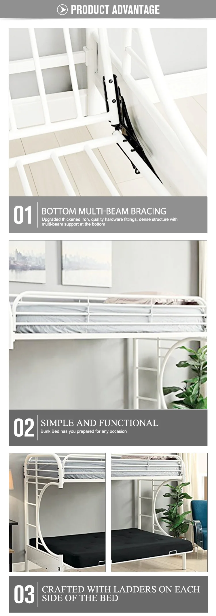 Free Sample Assembly Instructions Extra Long Twin Futon Bunk Bed With