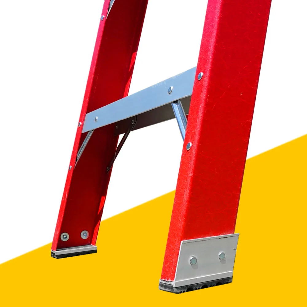 Two Side Climb a Type Foldable Power Insulated Fiberglass Step Ladder
