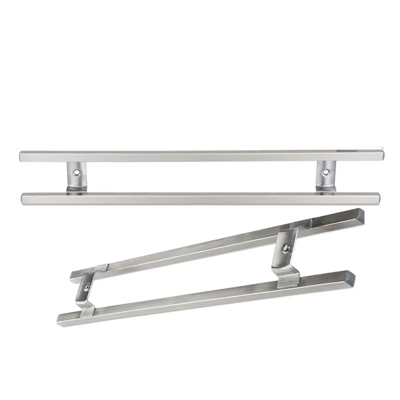 Двойной магнитный держатель для ножей из нержавеющей стали с настенным креплением Магнитный блок крючками 30/40/45/50/60